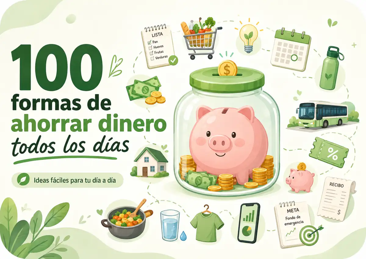 100 formas prácticas de ahorrar dinero en los gastos diarios