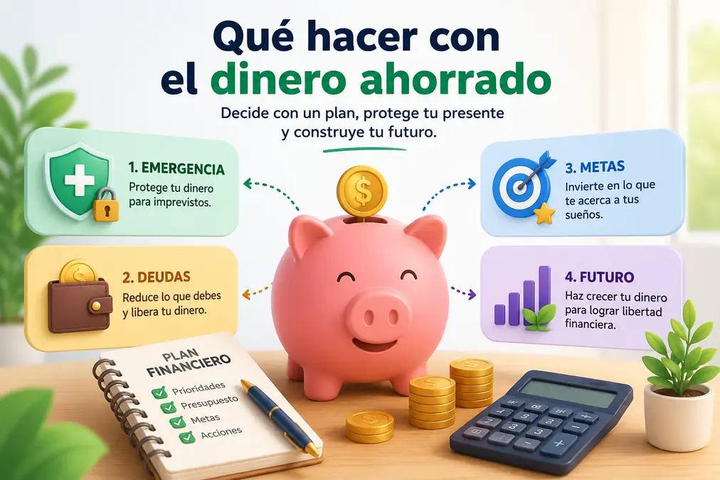 Qué hacer con el dinero ahorrado según las prioridades financieras